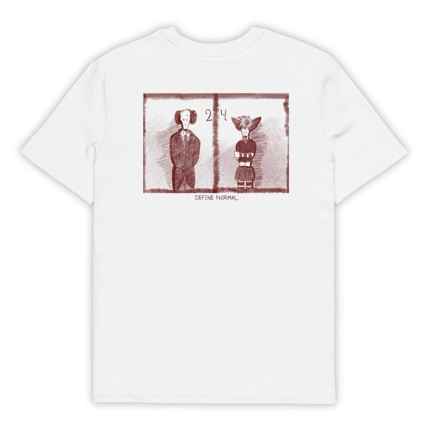 "Define Normal" Embroidered Eco Tee (Kyleslameart)