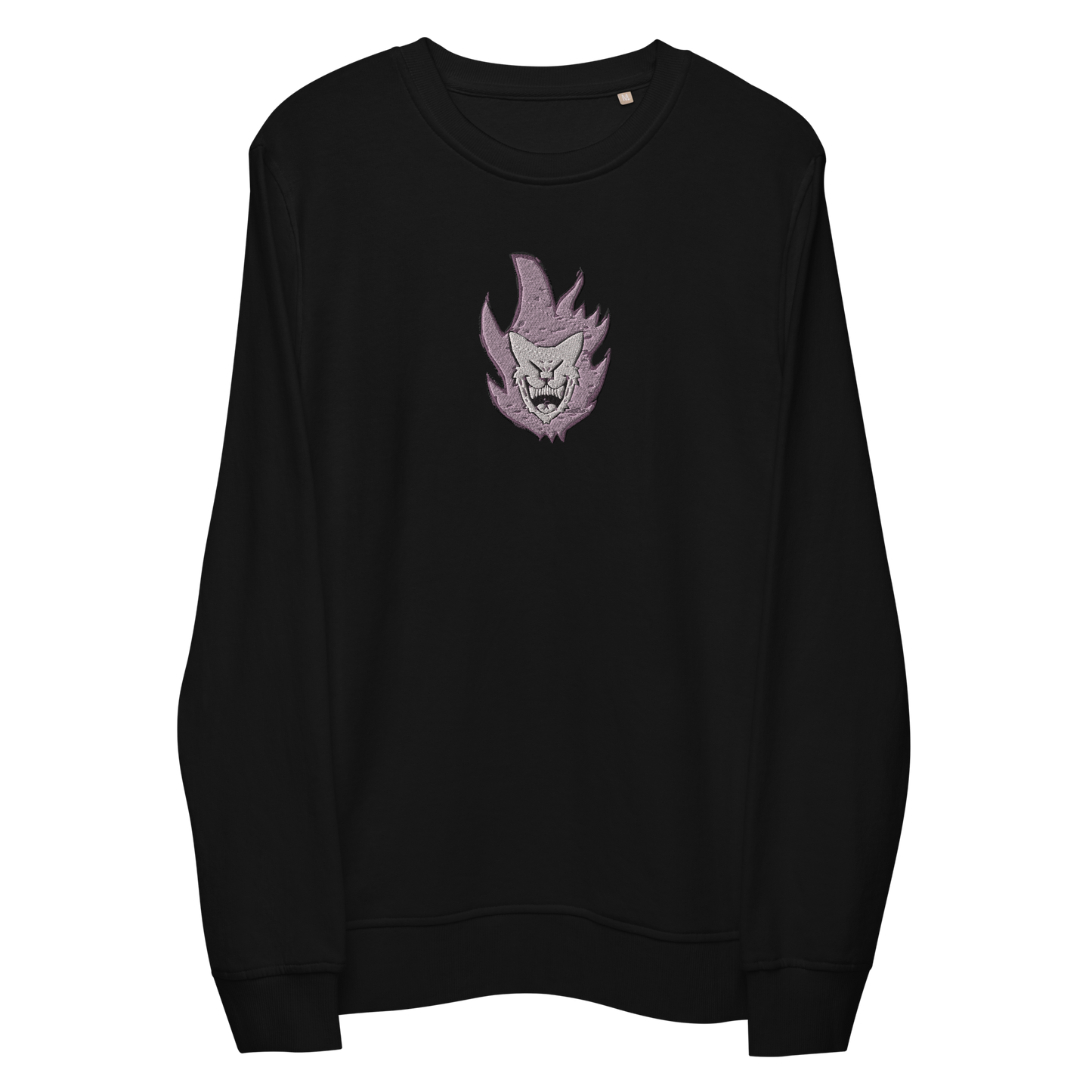 "Sadistic Inferno" Sustainable Sweatshirt w/ Embroidery (Kyleslameart)