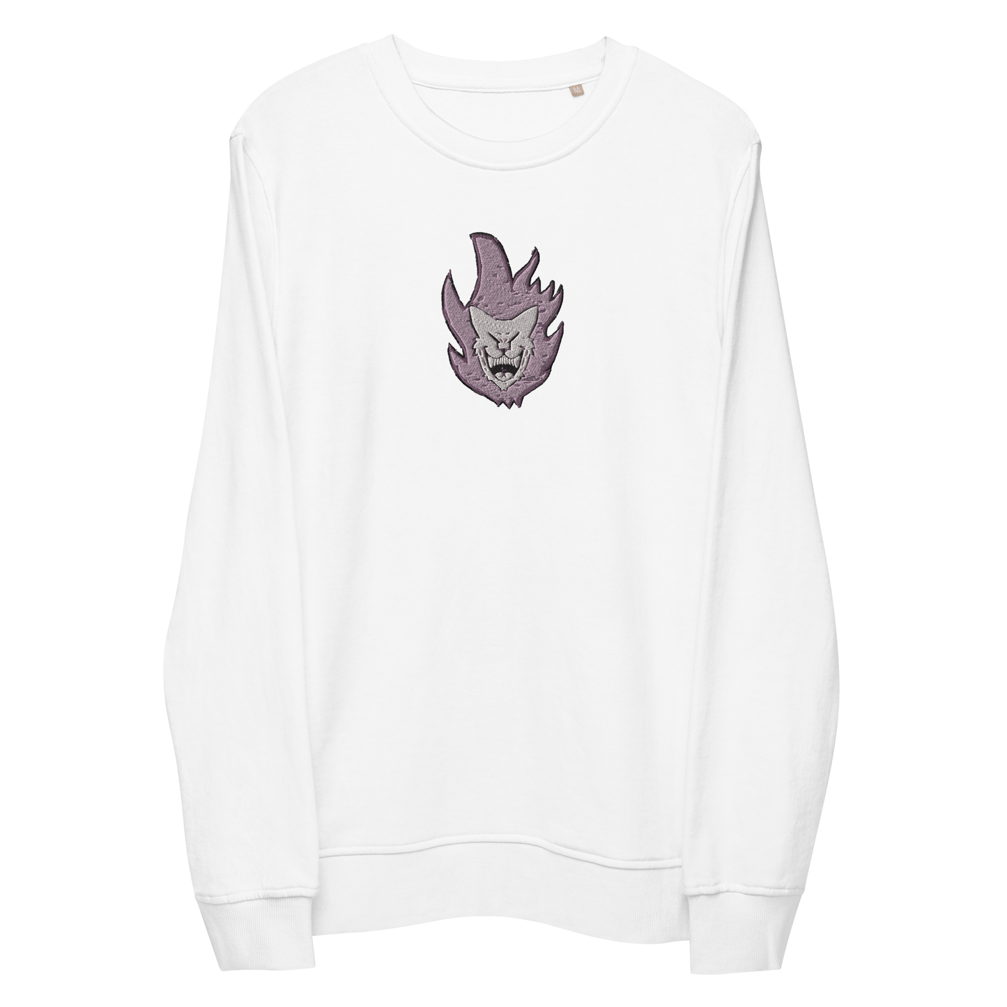 "Sadistic Inferno" Sustainable Sweatshirt w/ Embroidery (Kyleslameart)