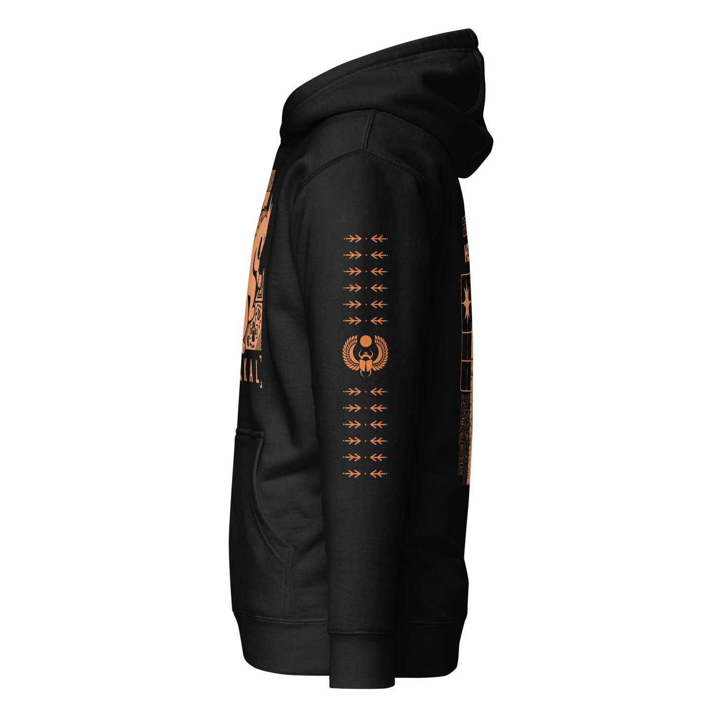 "The Jackal Calls" Hoodie - Orange (Skunkhotel)