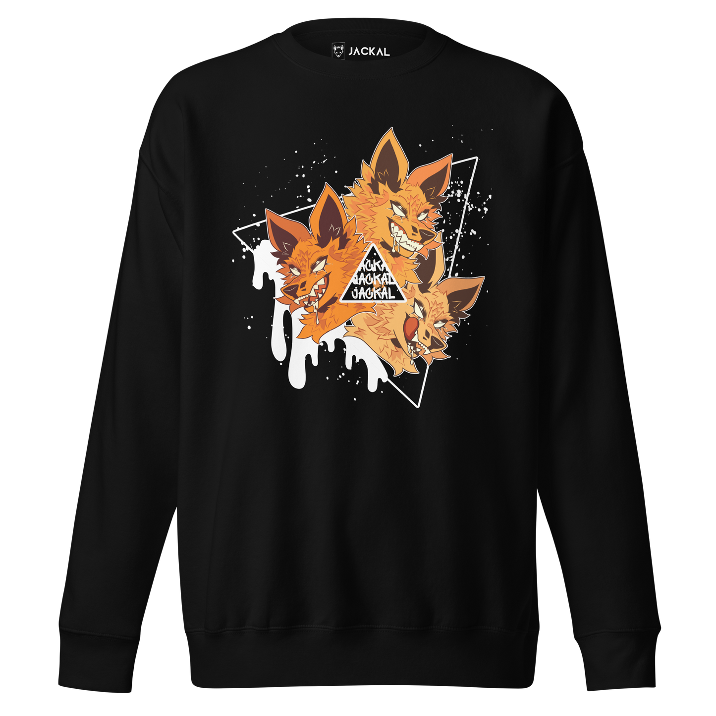 "Street Cerberus" Sweatshirt - Orange (WEESMEET)