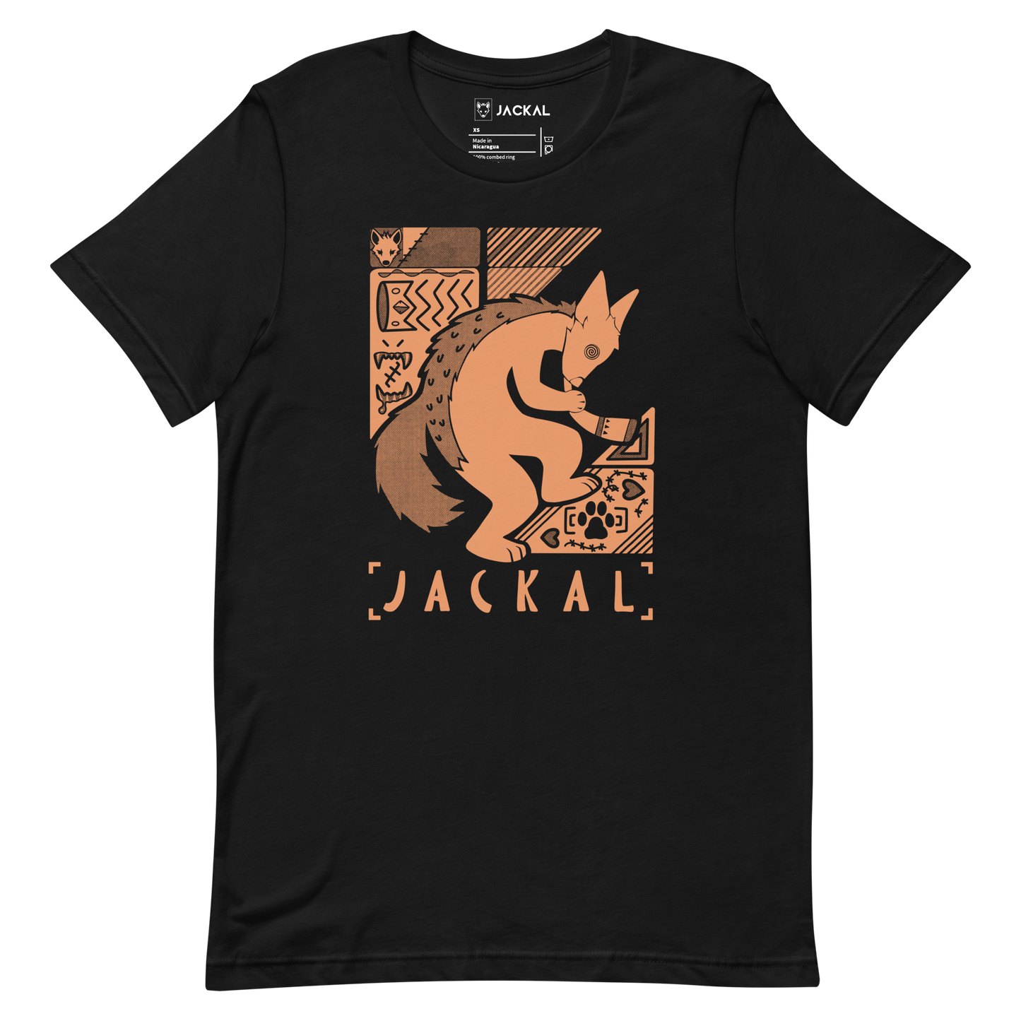 "The Jackal Calls" Tee - Orange (Skunkhotel)