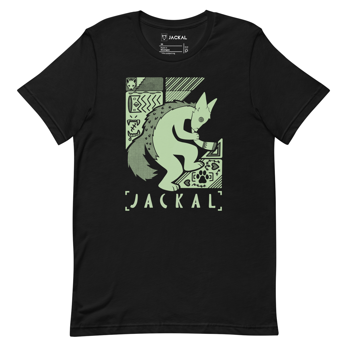 "The Jackal Calls" Tee - Green (Skunkhotel)