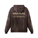 "Jackal Worldwide" Sunfaded Hoodie (Mori)