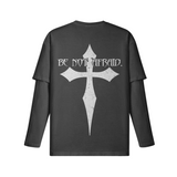 "Be Not Afraid" Faux-Layered Tee (Mori)