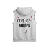 "Certified Sinner" Sleeveless Hoodie (Westwind Artistry)