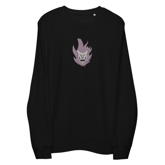 "Sadistic Inferno" Sustainable Sweatshirt w/ Embroidery (Kyleslameart)