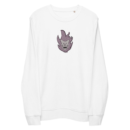 "Sadistic Inferno" Sustainable Sweatshirt w/ Embroidery (Kyleslameart)