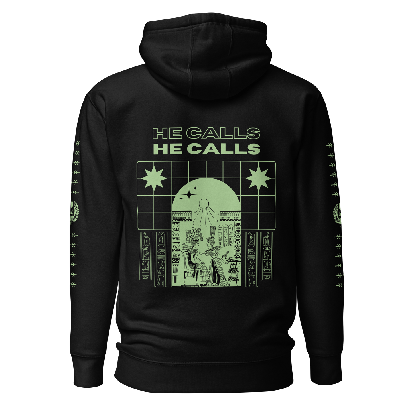 "The Jackal Calls" Hoodie - Green (Skunkhotel)