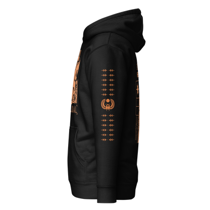 "The Jackal Calls" Hoodie - Orange (Skunkhotel)