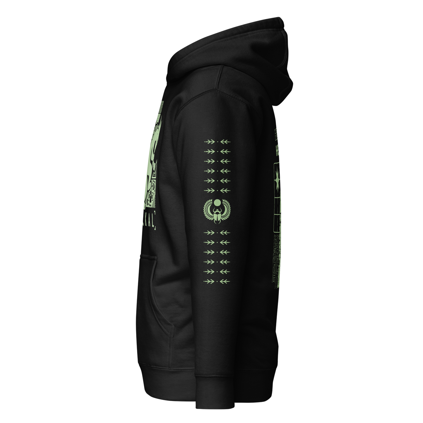 "The Jackal Calls" Hoodie - Green (Skunkhotel)