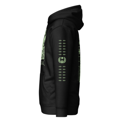 "The Jackal Calls" Hoodie - Green (Skunkhotel)
