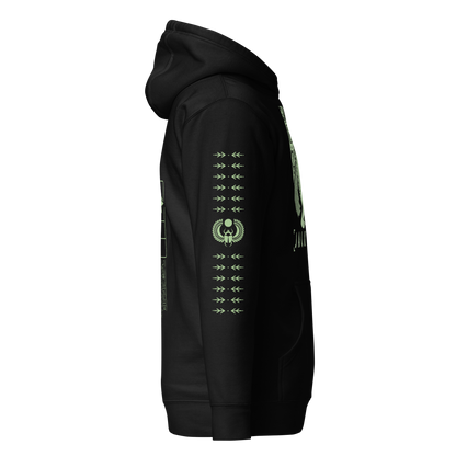 "The Jackal Calls" Hoodie - Green (Skunkhotel)