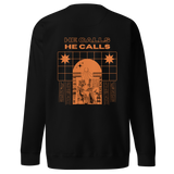 "The Jackal Calls" Sweatshirt - Orange (Skunkhotel)