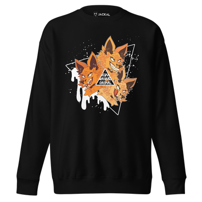 "Street Cerberus" Sweatshirt - Orange (WEESMEET)