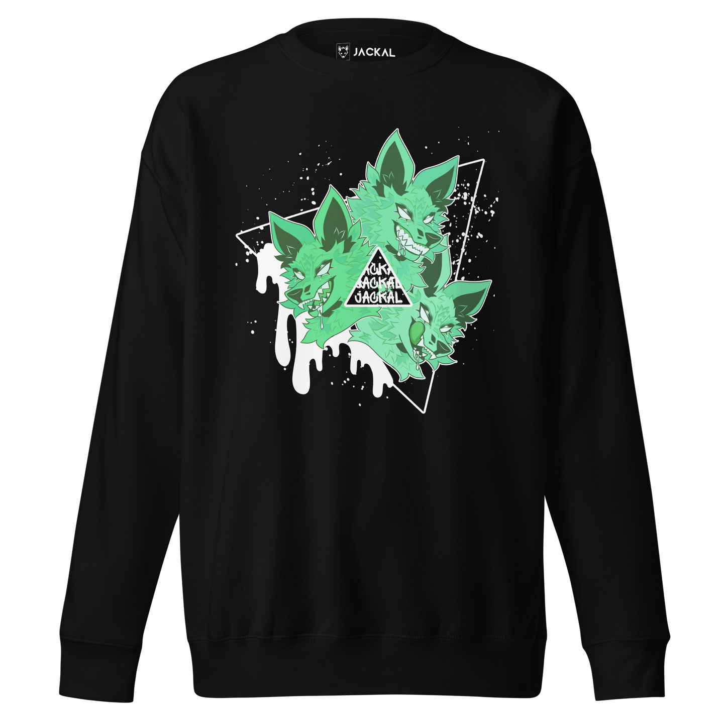 "Street Cerberus" Sweatshirt - Green (WEESMEET)