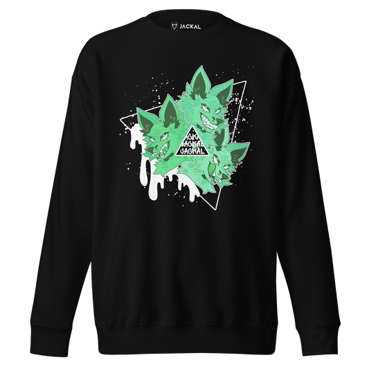 "Street Cerberus" Sweatshirt - Green (WEESMEET)
