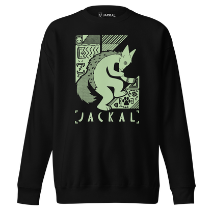 "The Jackal Calls" Sweatshirt - Green (Skunkhotel)